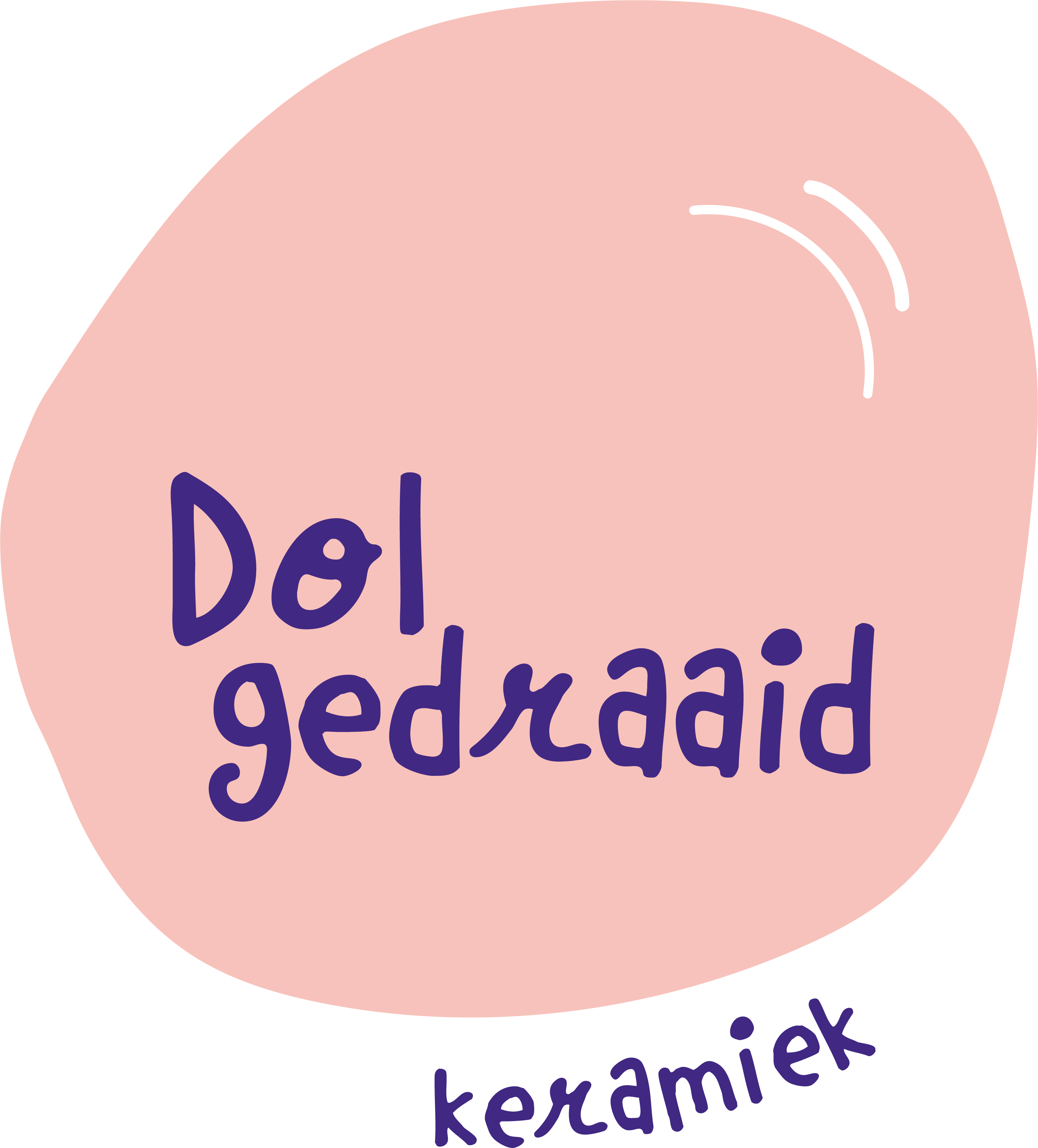Logo Dolgedraaid Keramiek